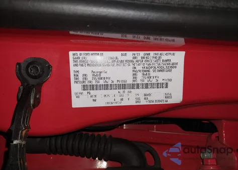 2013 Ford Focus St из США, поврежденный, VIN 1FADP3L93DL323509